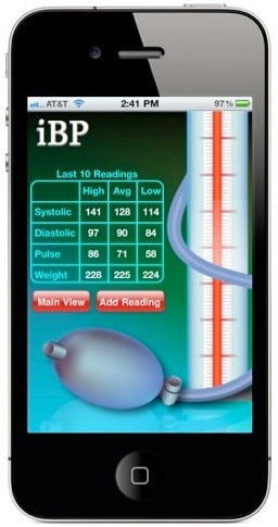 ibp blood pressure iphone