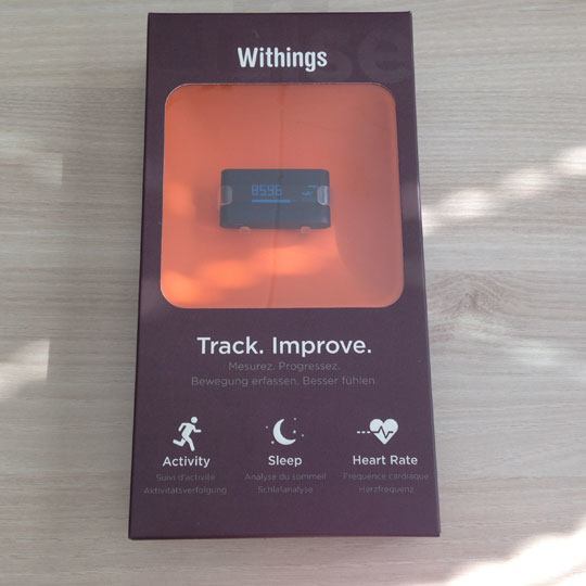 Withings Pulse packaging