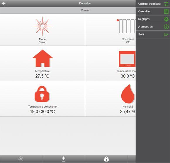 Guide de fonctionnement du Momit Smart Thermostat