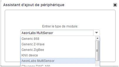 Guide d'installation du module Multisensor détecteur multifonction AEON LABS avec la Zipabox