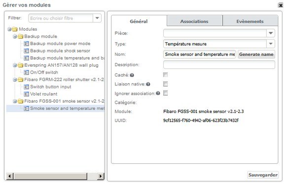 Guide d’installation du détecteur de fumée Fibaro FGSS-001 avec la Zipabox