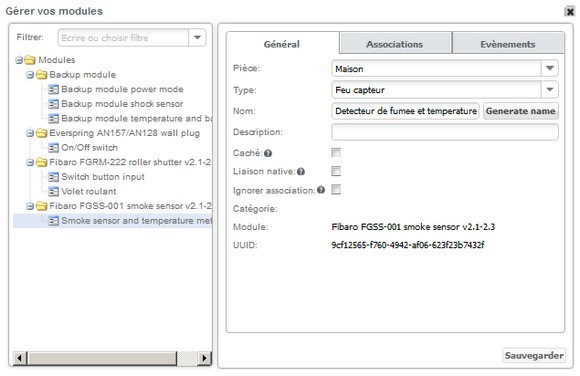 Guide d’installation du détecteur de fumée Fibaro FGSS-001 avec la Zipabox