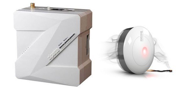 Zipabox et FIBARO Détecteur de fumée Z Wave FGSS 001