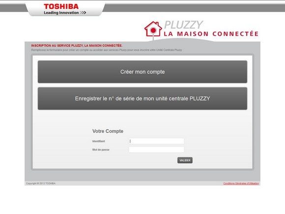 Test de l'unité centrale, prises intelligentes connectées et module pour compteur électrique électronique du pack Home Pluzzy (Toshiba)