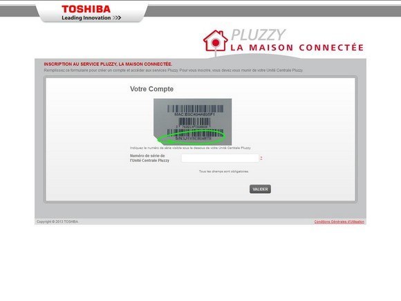 Test de l'unité centrale, prises intelligentes connectées et module pour compteur électrique électronique du pack Home Pluzzy (Toshiba)