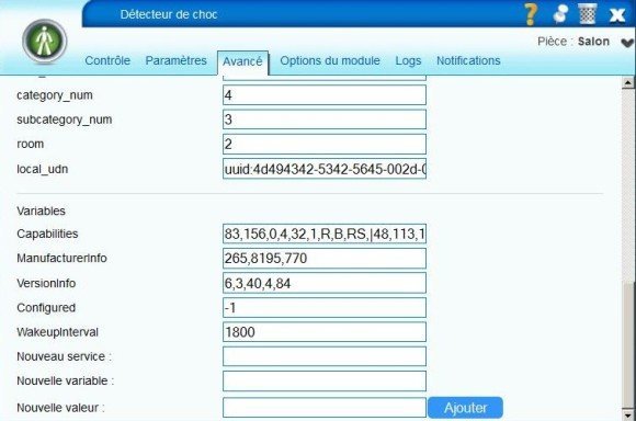 Guide d’utilisation du détecteur de choc Vision Security ZS5101 avec la Vera