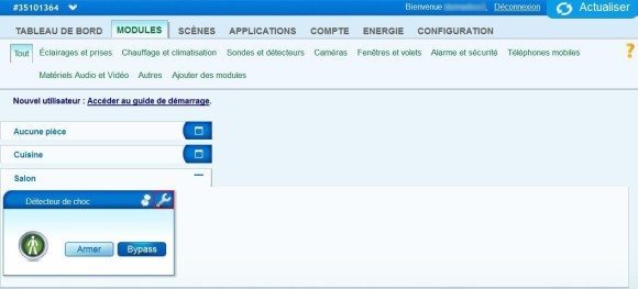 Guide d’utilisation du détecteur de choc Vision Security ZS5101 avec la Vera