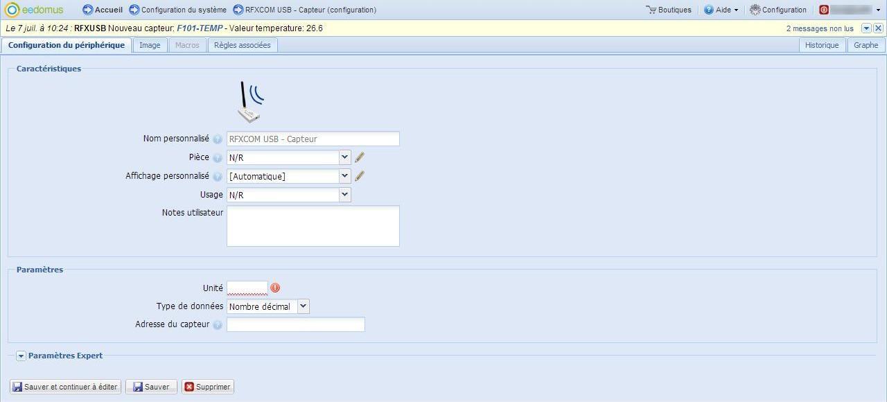 Guide D Utilisation De L Interface Rfxtrx E Rfxcom Avec La