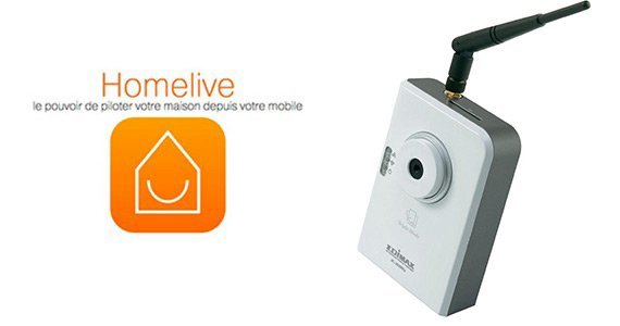 Guide d’utilisation des caméras IP Edimax avec la base domotique Homelive d’Orange