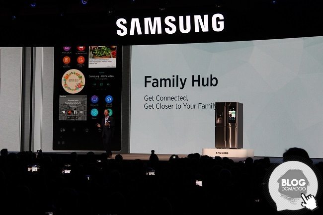 Le frigo connecté de Samsung - CES 2016 