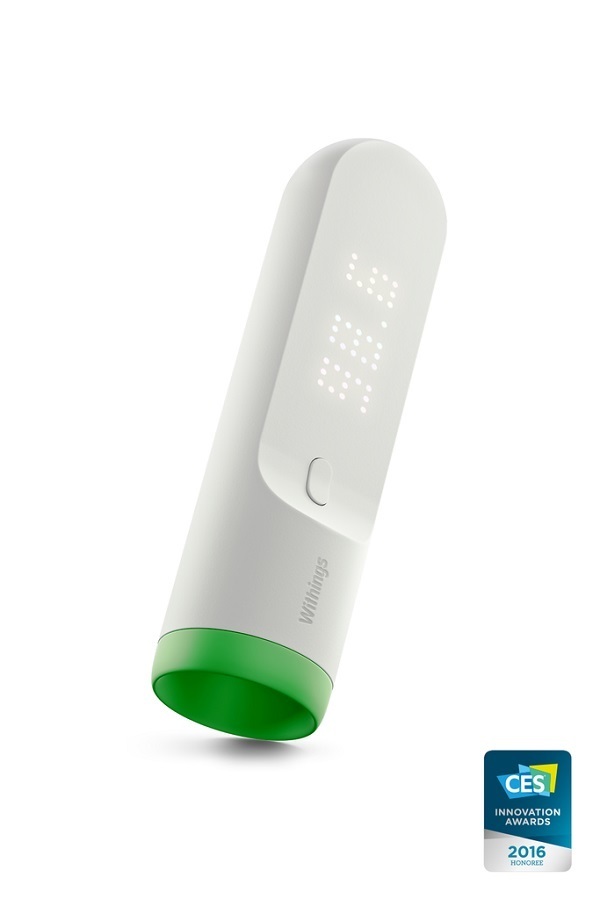 Thermomètre Temporal Withings Thermo Connecté Bluetooth Synchronisation iOS  / Android - Français