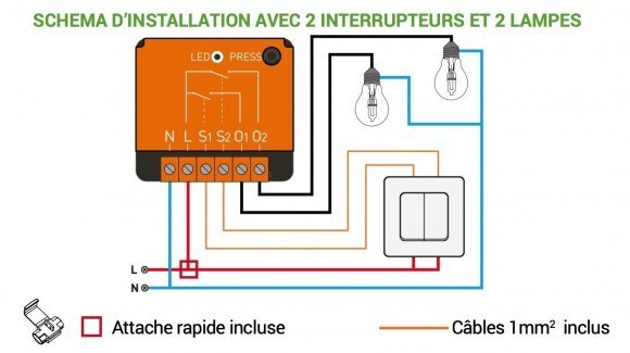 NODON_micromodule_EnOcean_schéma_interrupteur_double