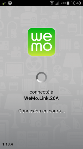 [Wemo App] 03 premier lancement application Wemo