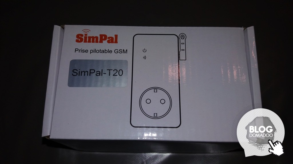 Simpal - Pack prise connectée GSM / radio T40 avec quatre prises T20
