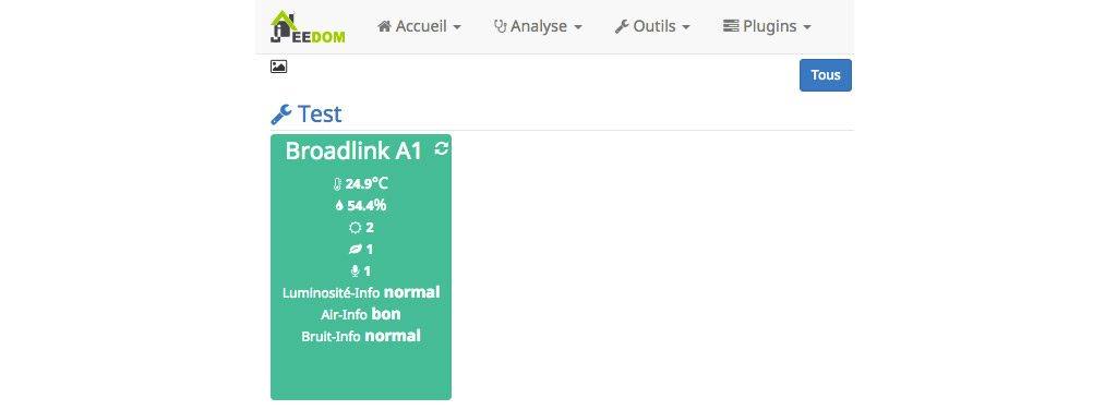 moniteur de qualité d'air Broadlink A1 13