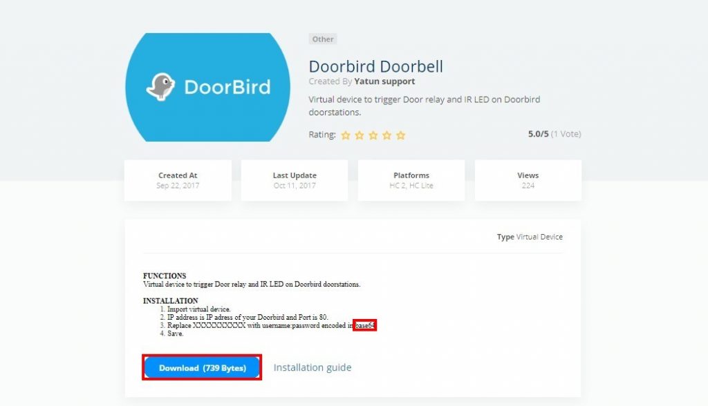 Intégrez votre portier vidéo Doorbird à votre installation domotique grâce à la box Fibaro