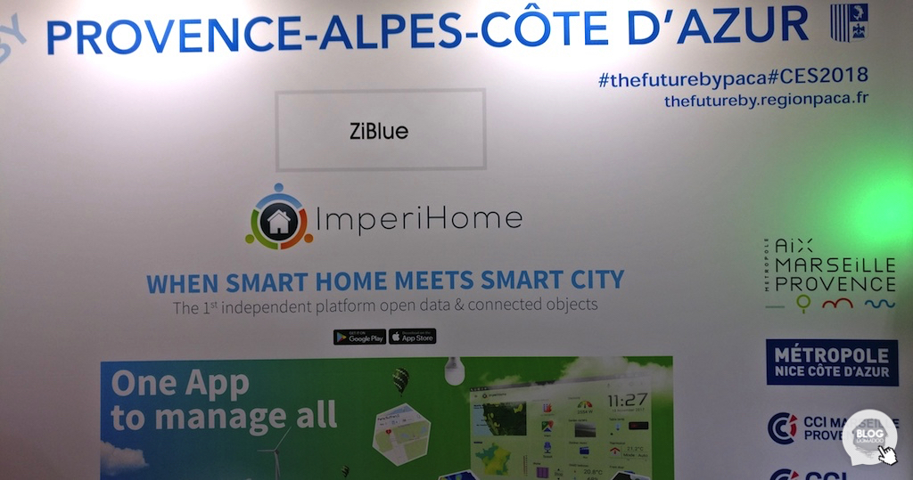 #CES2018 : Ziblue présente ImperiHome v4 et sa plateforme Smart City