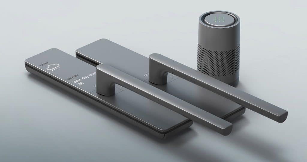 hidden display handle