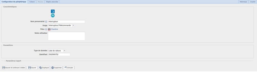 interrupteur eedomus prog