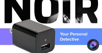 NOIR: la caméra connectée dissimulée dans un chargeur de smartphone