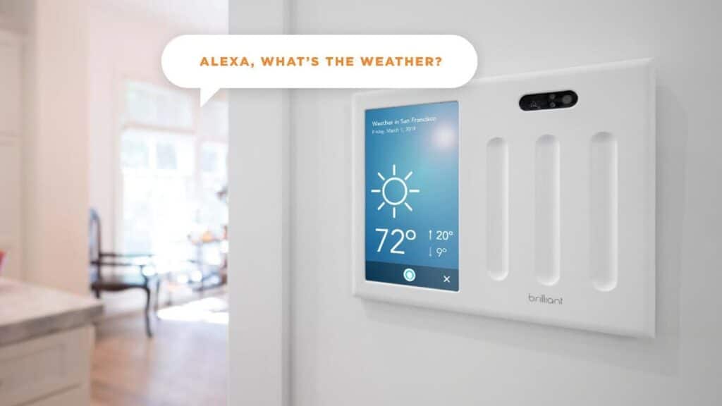 cropped index in wall voice control