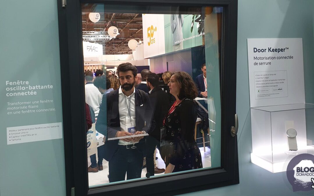 Somfy présente ses fenêtres connectées et sa nouvelle serrure Door Keeper à #BATIMAT2019