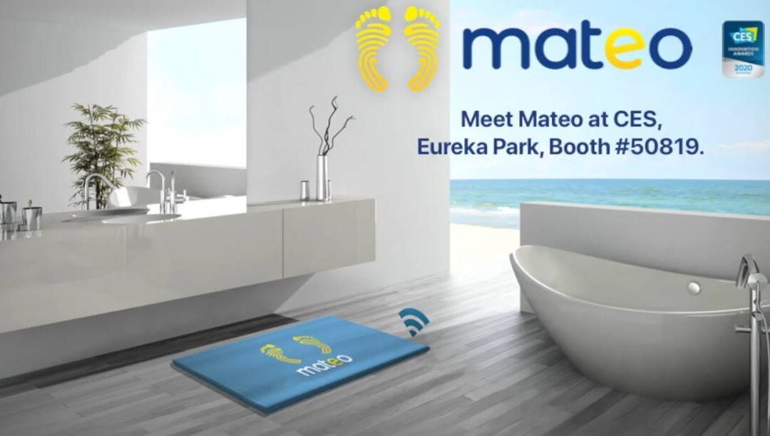 Mateo, le tapis de bain intelligent, présenté au #CES2020
