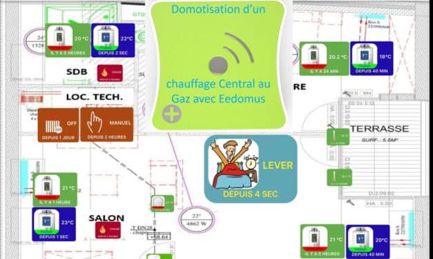 Domotisation d’un chauffage Central au Gaz avec Eedomus