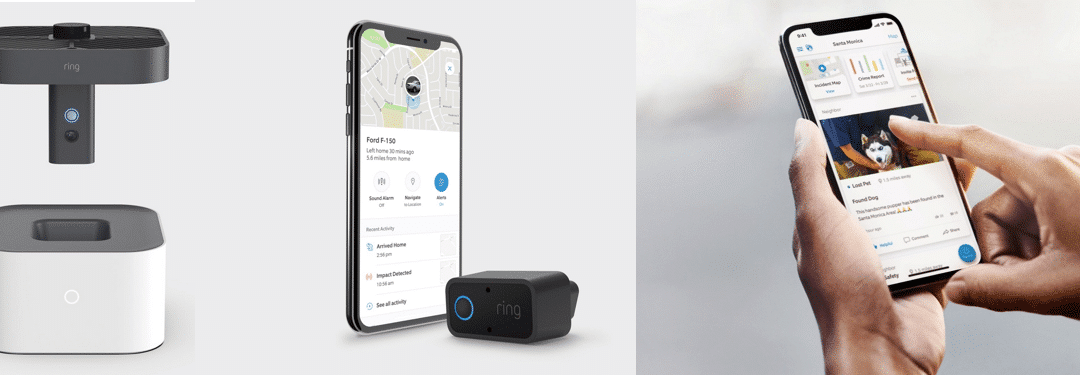 Nouveautés Ring: drone pour la maison, surveillance dans la voiture, et capteur pour boite aux lettres