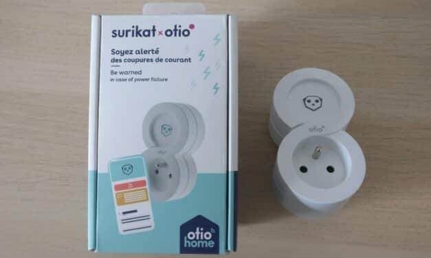 Test de la prise d’alerte de coupure de courant Wi-Fi Otio Surikat