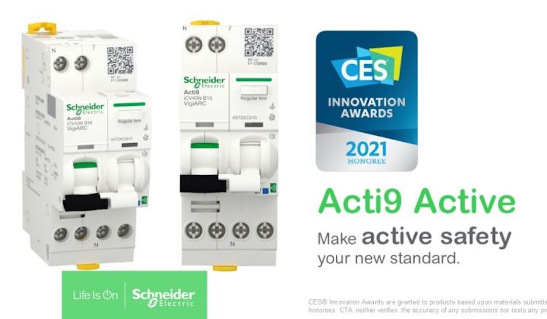 Schneider Electric reçoit un #CES2021 Innovation Award pour son Acti9 Active