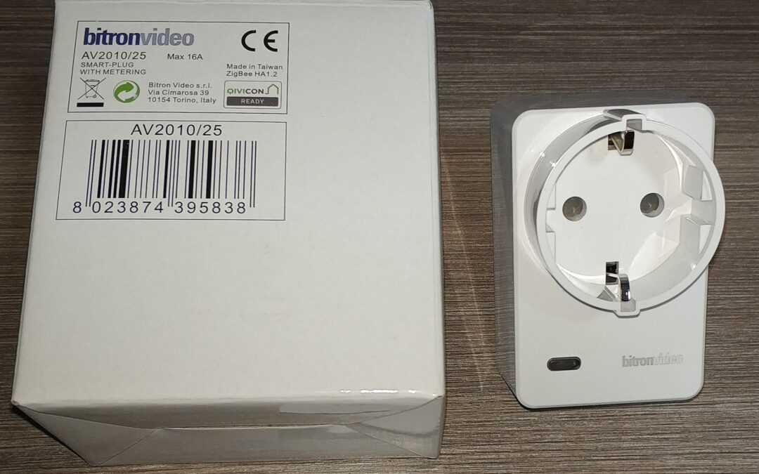 Test de la prise Zigbee ON/OFF 16A avec mesure de consommation SMaBiT AV2010/25