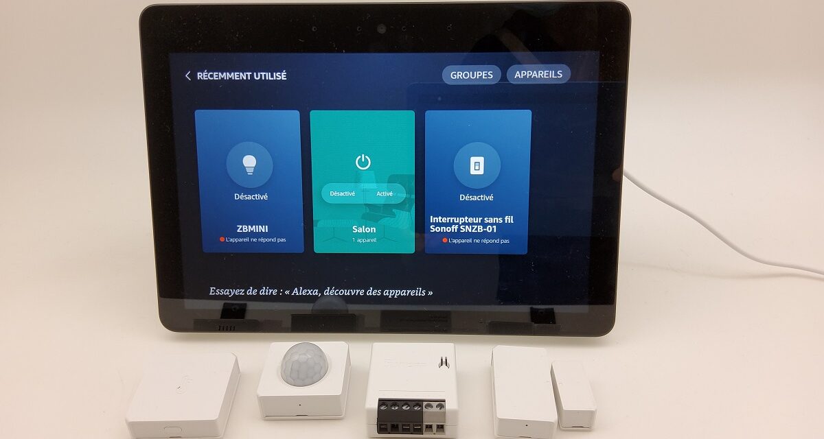 Les dispositifs Zigbee Sonoff avec Amazon Echo Show : c’est possible !