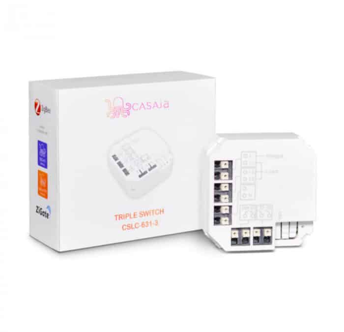 Test du module Zigbee CASA.IA CSLC-631-3 triple relais