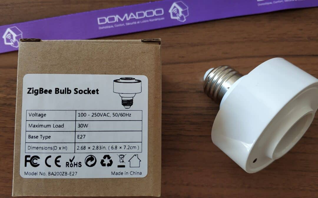 Découverte de la douille de lampe E27 Zigbee 3.0 Loratap