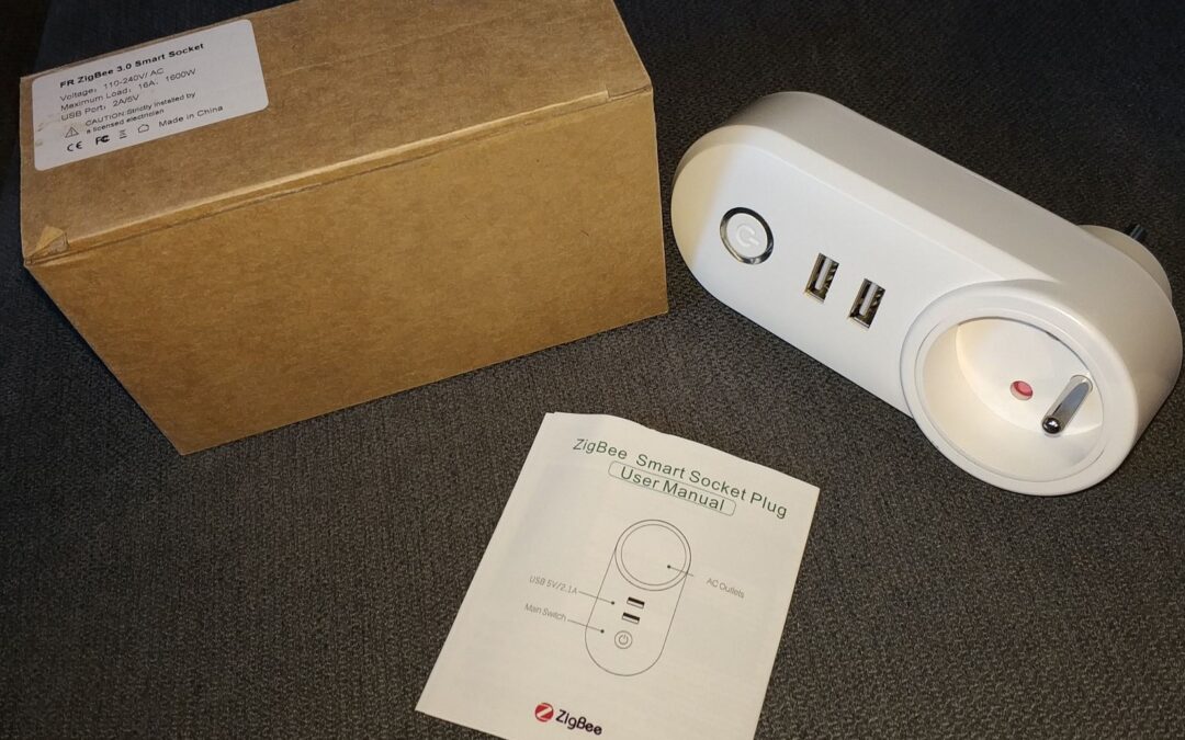 Découverte de la prise connectée avec 2 ports USB pilotables Zigbee 3.0 de Moes