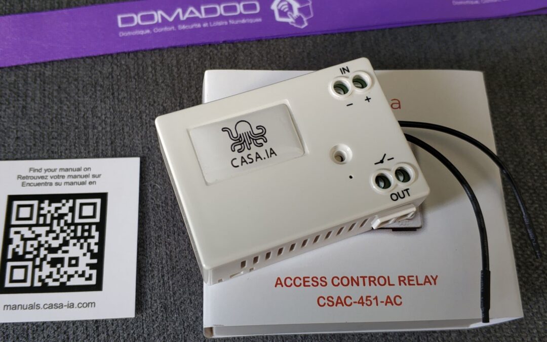 Découverte du module de contrôle d’accès Zigbee CASA.IA CSAC-451-AC