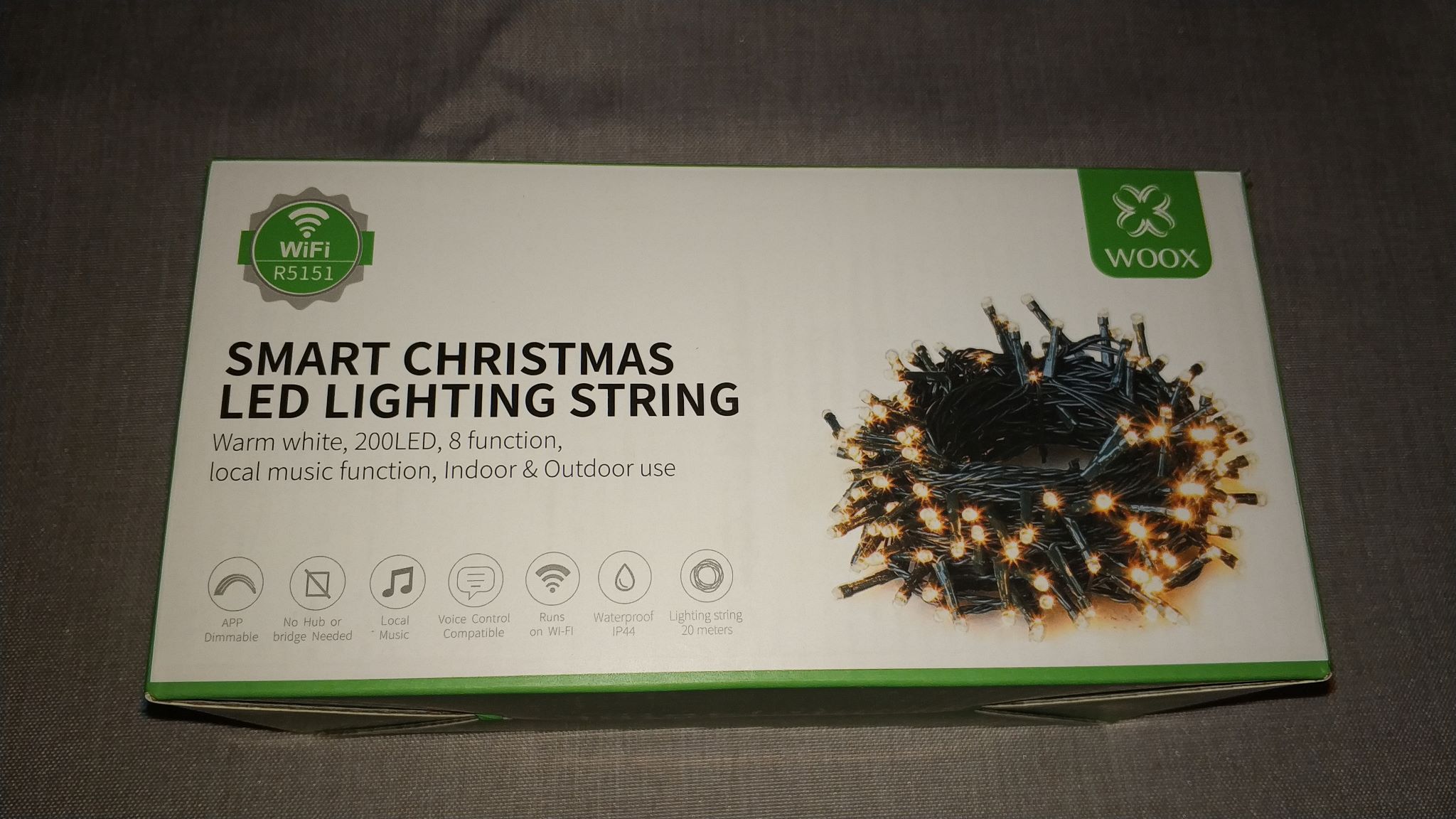 Woox - Guirlande lumineuse LED de Noël intelligente 20mtr - R5151 - Lampe  connectée - LDLC
