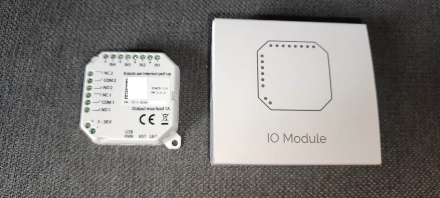 Découverte du module I/O Zigbee 3.0 4 entrées + 2 sorties