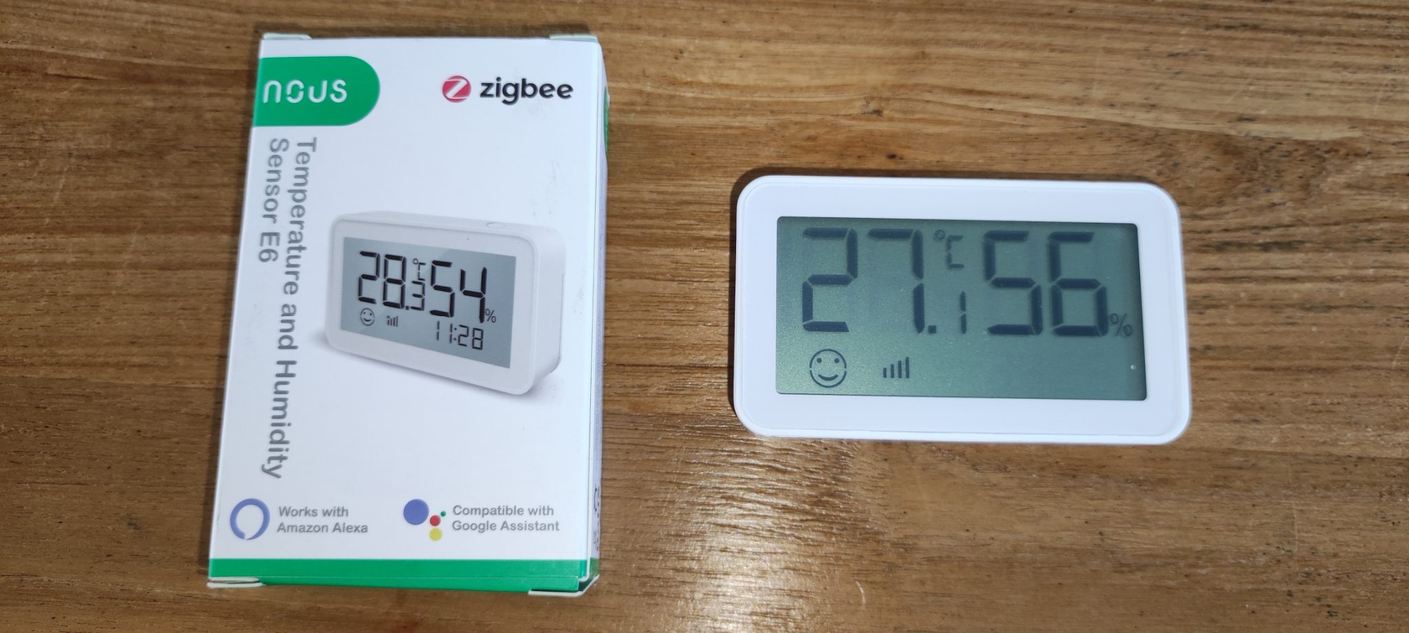 Test NOUS E6 : un capteur de température et d'humidité en ZigBee 3.0 – Les  Alexiens