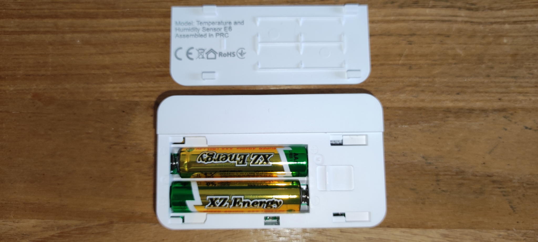 NOUS-E6 - Capteur de température et d'humidité avec écran Zigbee 3.0  compatible Tuya Smart Life 