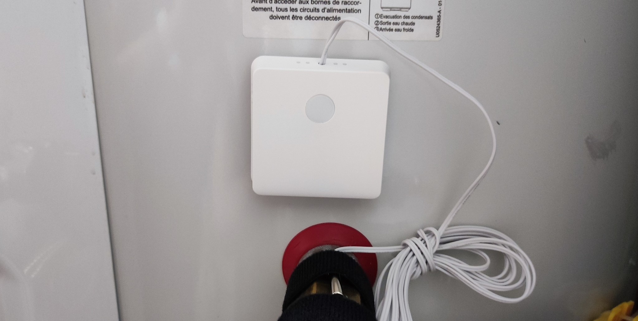 OWON - Capteur de température connecté extérieur sur câble Zigbee