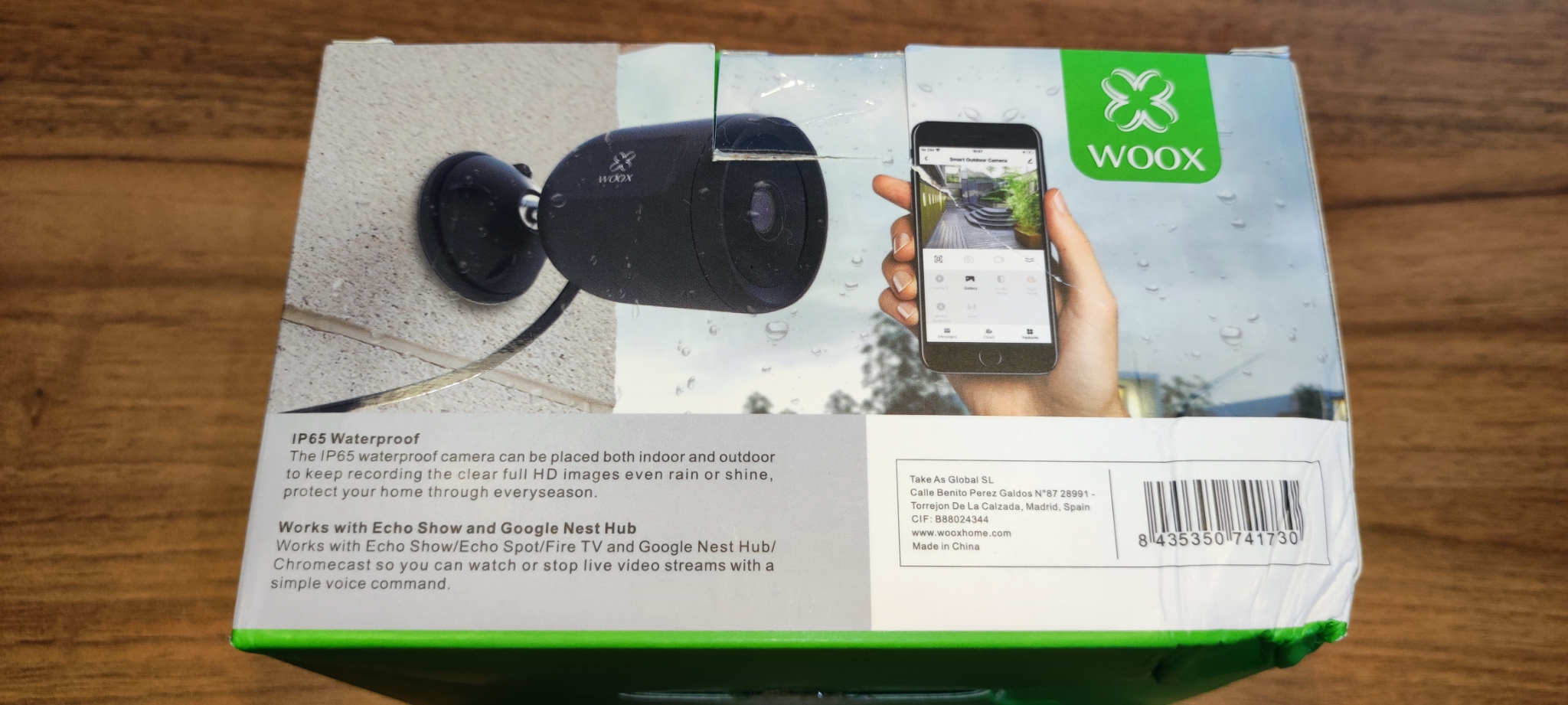 WOOX - Caméra extérieure filaire WIFI ou Ethernet (TUYA SmartLife