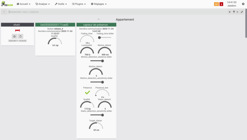 comment configurer capteur de presence 40 1