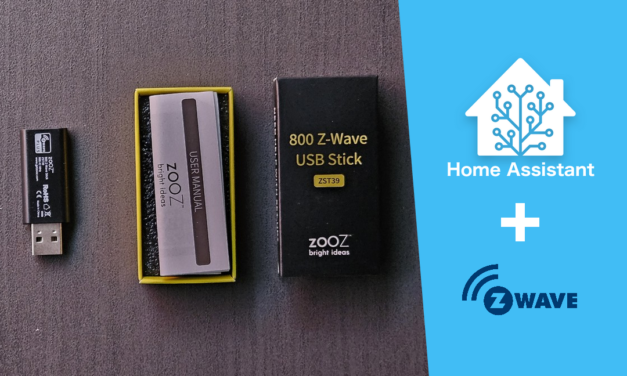 Découverte du dongle USB Z-Wave+ série 800 Zooz ZST39 sous Home Assistant