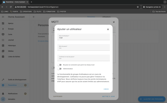 Home Assistant et Zigbee2MQTT: installation et configuration