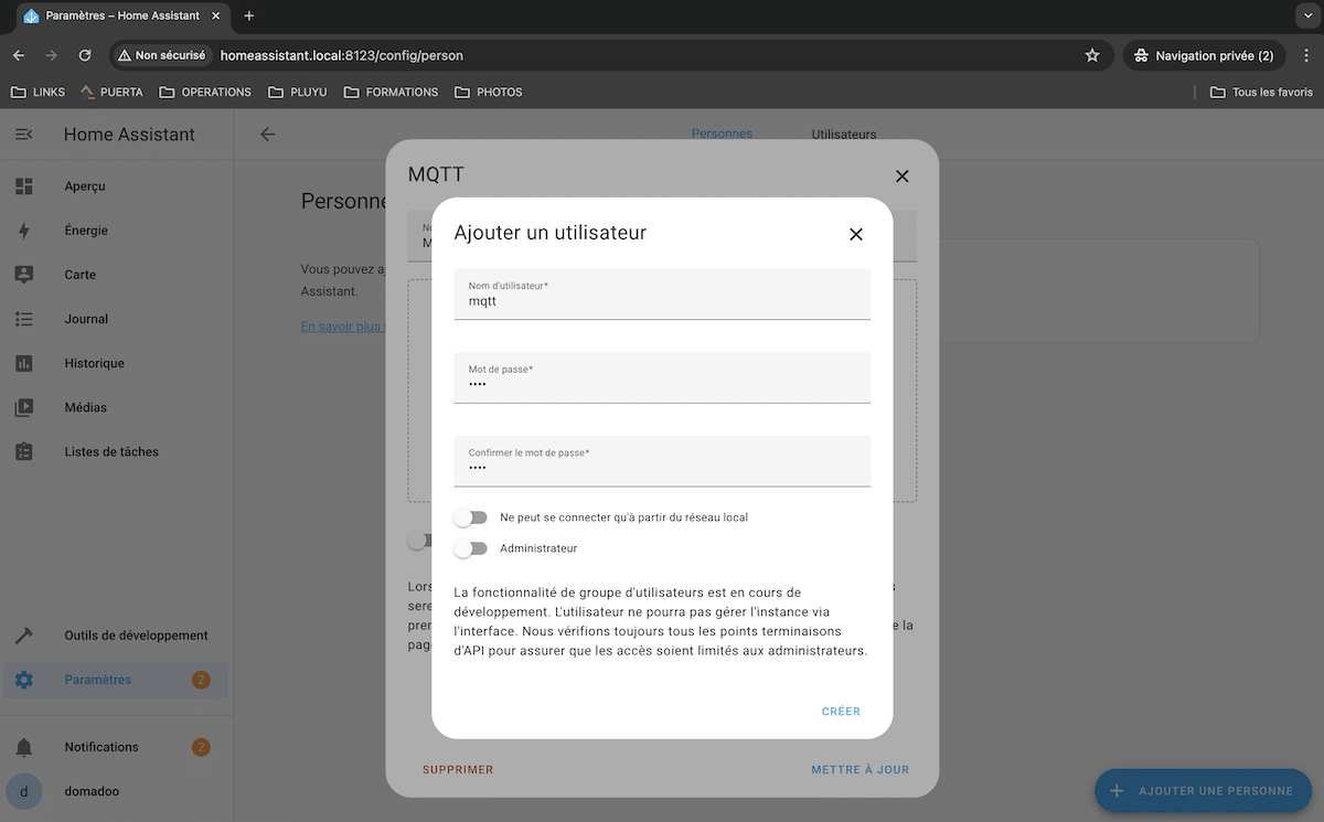 Home Assistant et Zigbee2MQTT: installation et configuration