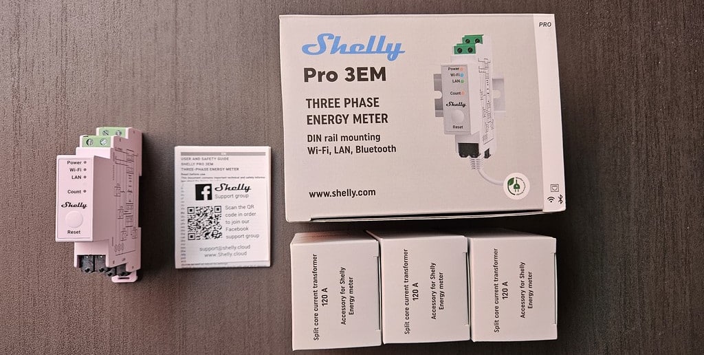 Shelly Pro 3EM : Le compteur d’énergie triphasé pour une maison connectée