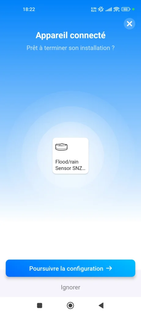 App Homey Sonoff snzb 05p detecteur fuite eau zigbee 2048x921 006