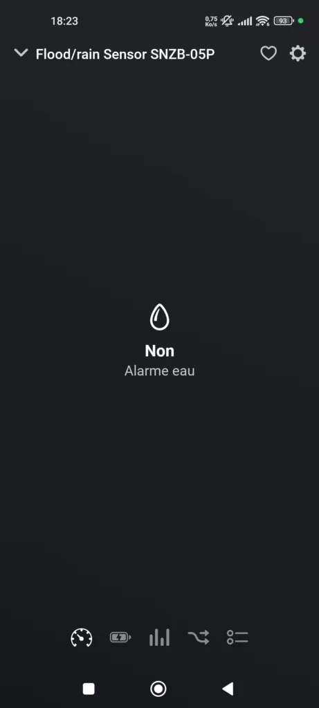 App Homey Sonoff snzb 05p detecteur fuite eau zigbee 2048x921 012